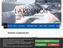 Tablet Screenshot of kantoorlardenoit.be